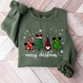 Cute Merry Christmas Crewneck Sweatshirt, Hoodie, T-shirt, Cute Christmas Gifts | GrindPrints.com