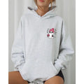 Cute Pink Ghost, Pocket Print, Halloween, Coffee, Bats Hooded Sweatshirt T-Shirts, Hoodie | GrindPrints.com