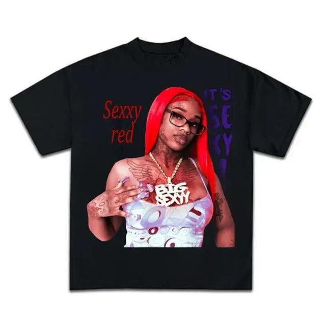 Cute Sexxy Red T-Shirt, Gift Shirt Classic Cotton Hoodie, Sweatshirt | GrindPrints.com