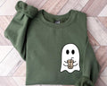 Cute Spooky Bubble Tea Ghost Spooky Season Fall Coffee Lover Halloween Party Shirt Fall Shirt T-Shirts, Hoodie, Sweatshirt