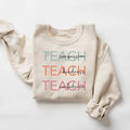 Cute Teach Sweatshirt, Compassion Kindness Confidence Teacher Sweatshirt, Teacher Appreciation Gifts T-Shirts, Hoodie