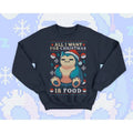 Cute gamer Ugly Christmas Sweater - Hungry and Kawaii sweatshirt gift - video game monster - All I want for Christmas is...