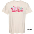 Cutesy Pink Tis The Season Comfort Colors T-Shirt 'NLB' Hoodie, Sweatshirt | GrindPrints.com