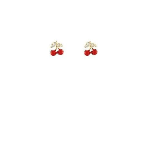 Cutie Cherry Stud Earrings T-Shirts, Hoodie, Sweatshirt | GrindPrints.com