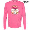 Cutie Pink Nutcracker Long Sleeve Comfort Colors T-Shirt 'NLB' Hoodie, Sweatshirt | GrindPrints.com