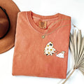 Сute Ghost Dog Comfort Colors Shirt, Dog Lovers Halloween Gift, Halloween Dog Shirt, Spooky Season, Women Halloween Shirt...