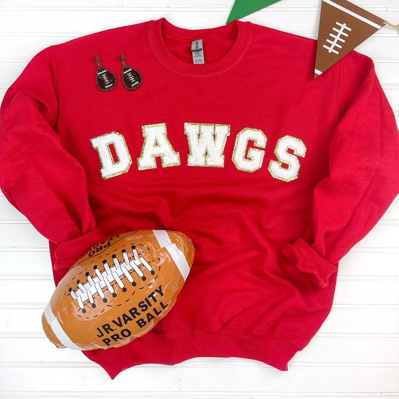 DAWGS Patch Sweatshirt *Final Sale* T-Shirts, Hoodie | GrindPrints.com