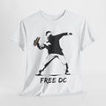 DC Sandwich Thrower Banksy Inspired Tee, Free DC Statehood Advocate Anti-Trump Shirt, Washington Resistance Abolish ICE...