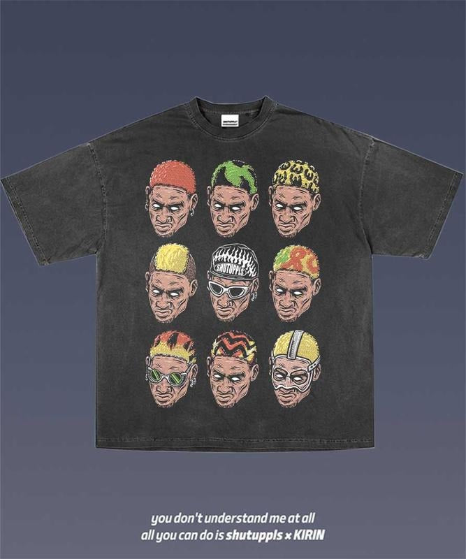 DENNIS RODMAN 7.8 TEE | VINTAGE TEE GRAPHIC T-SHIRT SWEATSHIRT HOODIE | SPORT TEE | GIFT FOR FAN | GrindPrints.com