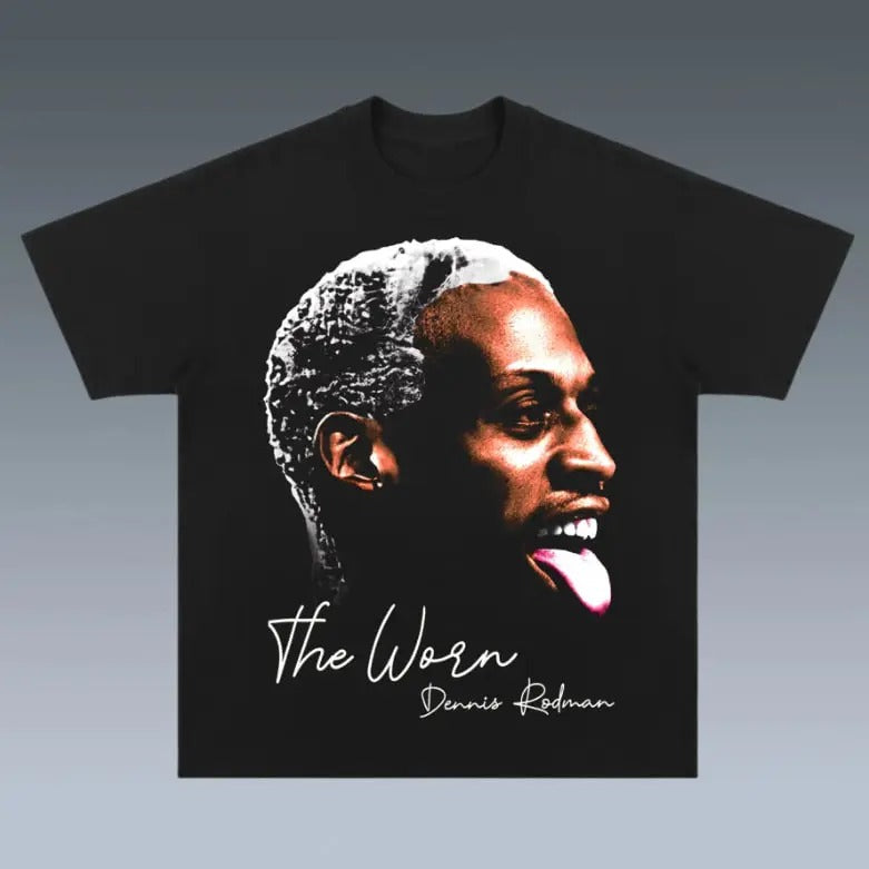 DENNIS RODMAN VINTAGE TEE, gift for fan,  Gift For Women Top Womenswear Underwear Tshirt Hoodie, Sweatshirt | GrindPrints.com