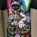 DJ T-shirt Cotton Black Hoodie, Sweatshirt | GrindPrints.com