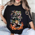 DM Hashira Anime Character Round Neck T-shirt Hoodie, fashion t-shirt, men and women streetwear t-shirt, perfect gift...