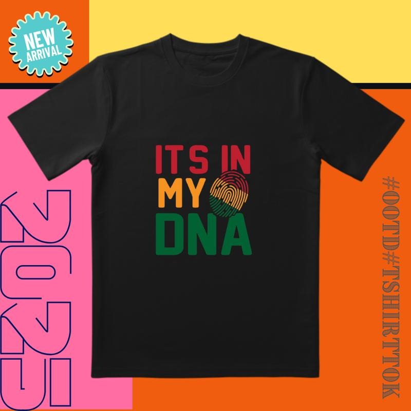 DNA Sequence Tee| Multi-Scene Styling | 'It's in My DNA' Trendy Statement Hoodie, Sweatshirt | GrindPrints.com