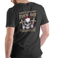 DON'T LIKE ME? PROBLEM SOLVED T Shirt, Unisex Cotton graphic T Shirt skull design Hoodie, Sweatshirt | GrindPrints.com
