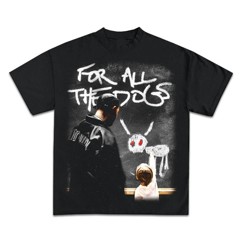 DRAKE FOR ALL THE DOGS JUMBO BOOTLEG GRAPHIC T-SHIRT - STREETWEAR Hoodie, Sweatshirt | GrindPrints.com