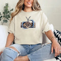 DS Inosuke Anime Character Embroidery Crewneck Tshirt Hoodie, Anime Embroidered Sweatshirt, Anime Shirt Gift For Otaku