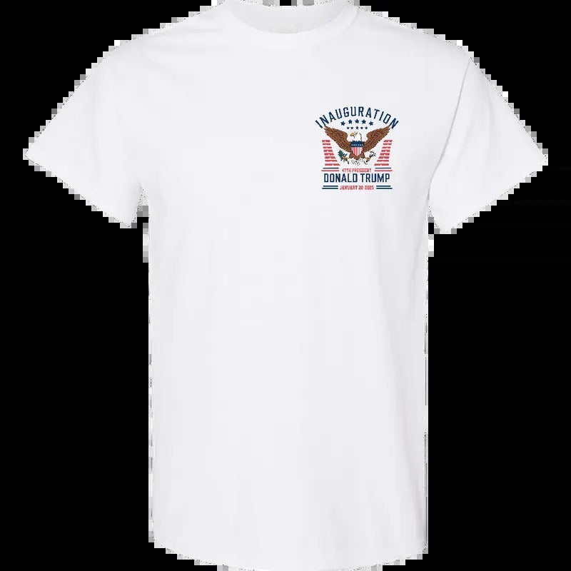 DT Inauguration Shirt With 16oz Glass Hoodie, Sweatshirt | GrindPrints.com