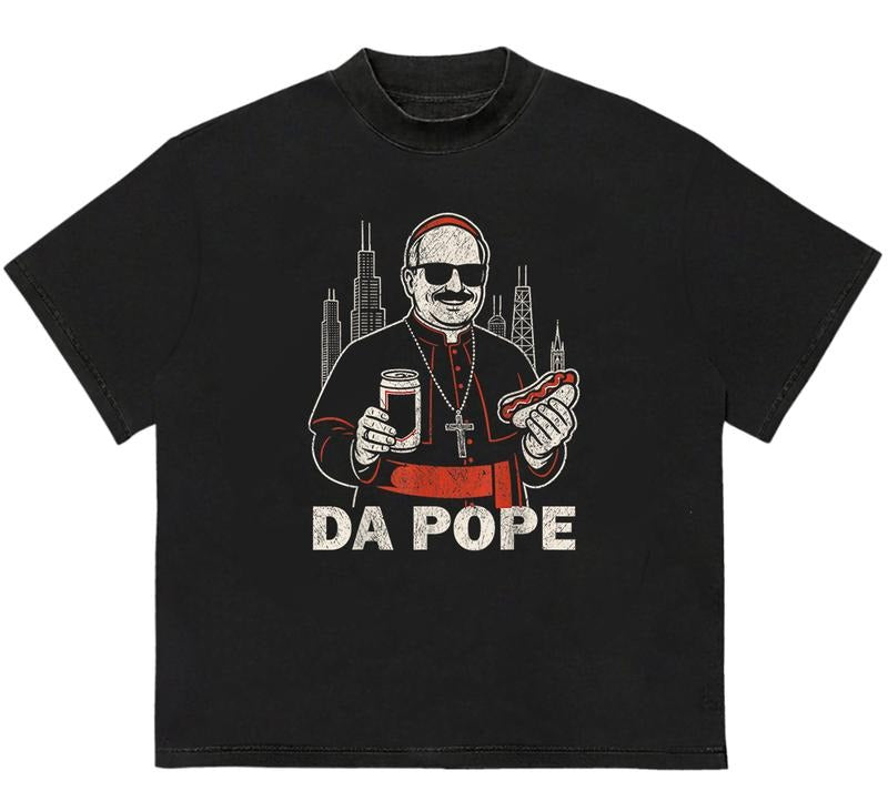 Da Pope From Oblock T-Shirt HipHop Style Soft Cotton Fabric Everyday Graphic Tee Hoodie, Sweatshirt | GrindPrints.com