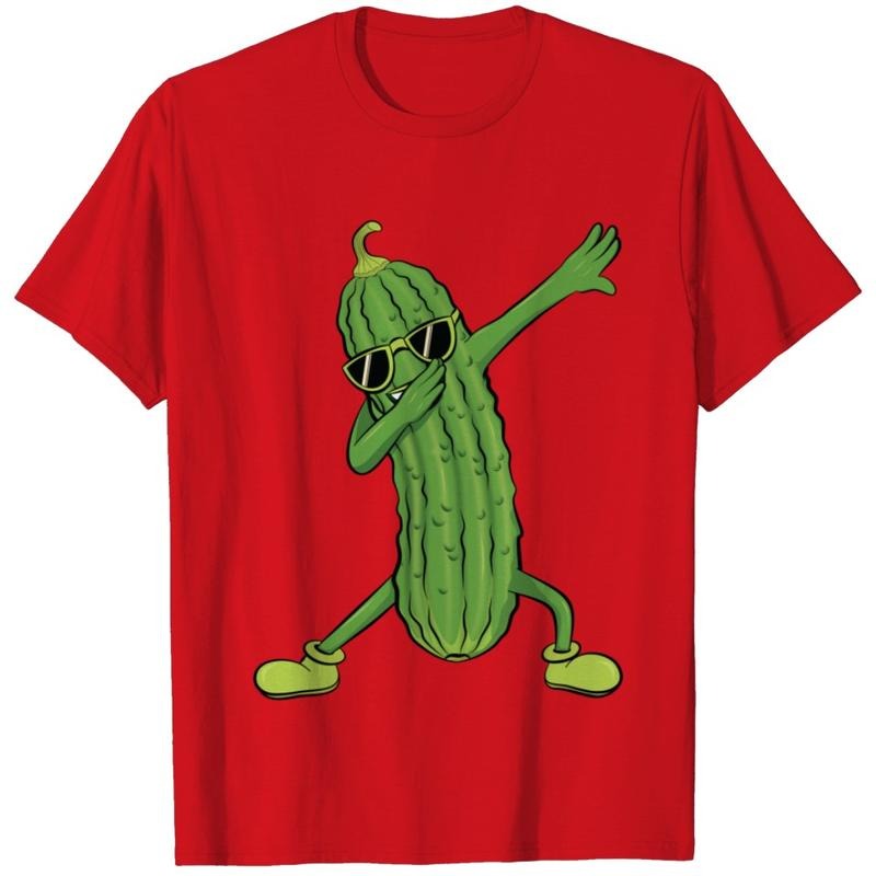 Dabbing Pickle Dancing Cucumber lover Funny, Dabbing Pickle Funny Pickles Lover T-Shirt, Love Cucumber vintage T-shirt,...