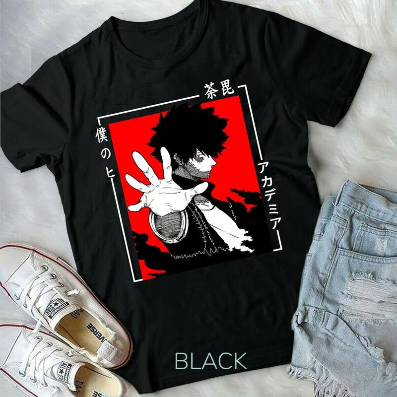Dabi Unisex T-Shirt S-4XL My Hero Academia Anime Tee Boku No Hero Academia Shirt Anime Hoodie, Sweatshirt | GrindPrints.com