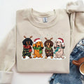 Dachshund Christmas Sweatshirt, Christmas Dog Shirt, Dachshund Shirt, Dachshund Mom Shirt, Dog Lover Shirt, Dachshund...