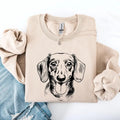 Dachshund, Pet, Dog Breed Sweatshirt, Crew Neck, Women's, Crewneck T-Shirts, Hoodie | GrindPrints.com
