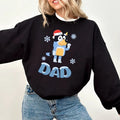 Dad Blueys Family Matching Shirts Dad Mum Blueys Merry Blueys Cute Blueys T-Shirts, Hoodie, Sweatshirt