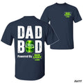 Dad Bod Tshirt Bud Light Lime Beer Can Graphic - Unisex Relaxed Fit Short Sleeve Machine Washable - Boyfriend Gift