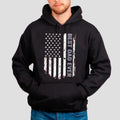 Dad Ever American Flag Sweatshirt, Fathers Day Gift From Daughter, Daddy Hoodie, Firefighter Flag Tee, Unisex Crewneck...