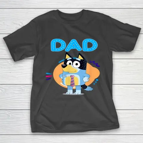 Dad Family Blueys Blueys love Dad T-Shirt Hoodie, Sweatshirt | GrindPrints.com
