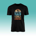 Dad Man Myth Legend T-shirt Tee Top - Sunset Retro Style - Happy Father's Day - Daddy Father - Men's Fashion - Gift For...
