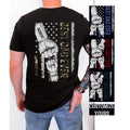 Dad Raised Fist Bump T-Shirt, Kid Names Gift For Daddy, Best Dad Ever Shirt, Dad Kids Matching Tshirt, Father's Day Gift...