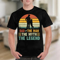 Dad The Man The Myth The Legend T-shirt Vintage Father's Day Gift Shirt  sweater and hoodie Sweatshirt | GrindPrints.com