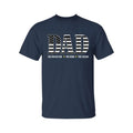 Dad The Protector Hero Legend American Flag Dad Father's Day T-Shirt, Men's Cross Graphic Tee, 2025 Casual Summer Outfit,...