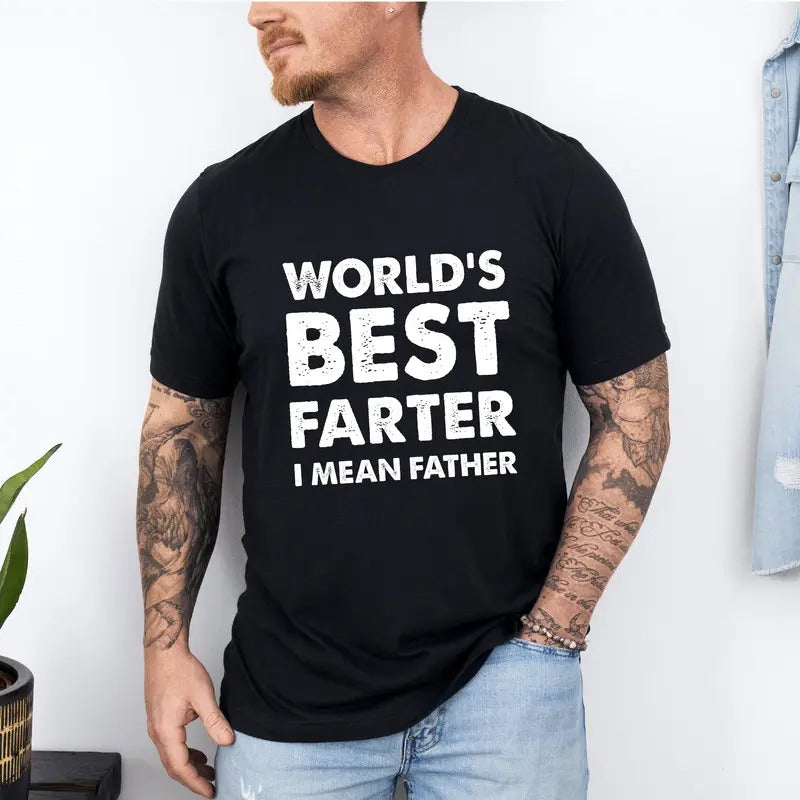 Dad World's Best Farter I Mean Father Shirt, Dad Shirt, Father's Day Shirt, Dad Gift Hoodie, Sweatshirt | GrindPrints.com