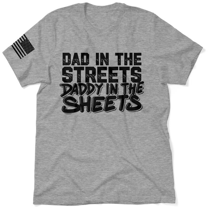 Dad Street Daddy Sheets Hi Visibility Heather Grey Work Menswear Blue Collar Workers Funny Casual Clothes T-Shirts, Hoodie, Sweatshirt