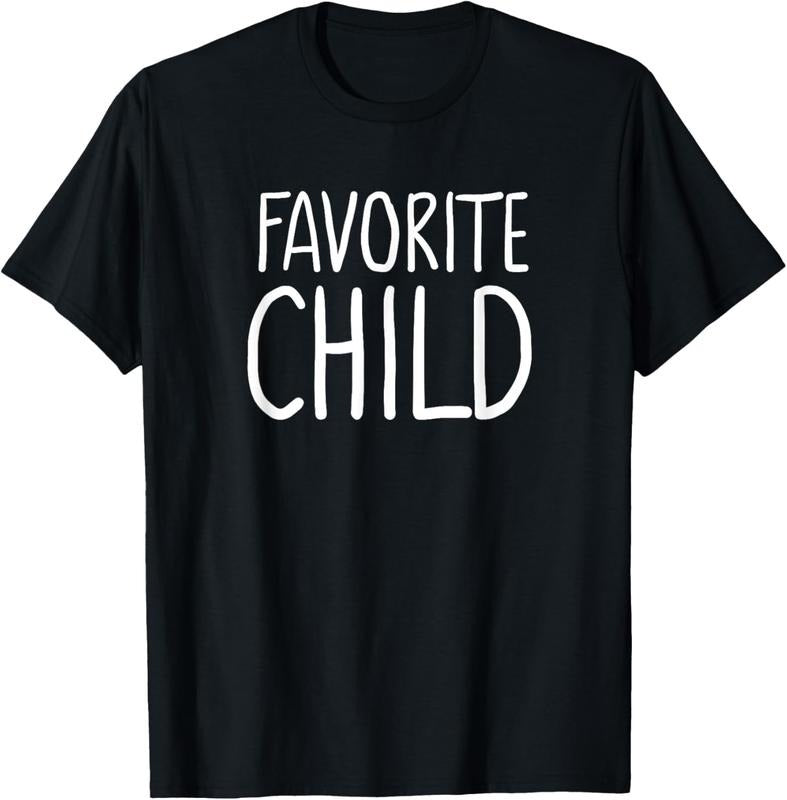100% Cotton Favorite  Funny Novelty | Mom/Dad's Favorite T-Shirt Hoodie, Sweatshirt | GrindPrints.com