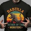 DadZilla Father of the Monsters Shirt, Dad With Kids Name Shirt, Husband Gift, Father's Day Gift Shirt, Gift for Father,...