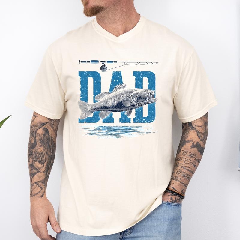 Dad Fishing Boyfriend Husband Brother Guy Comfort Colors Comfort Colors T-Shirts, Hoodie, Sweatshirt