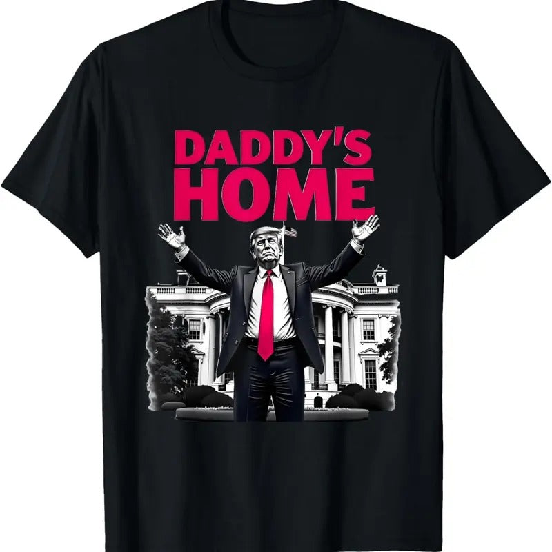 Daddy's Home Trump 2024 White House Return T-Shirt Hoodie, Sweatshirt | GrindPrints.com
