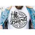 Dads with beards are better Shirt, Father's Day Shirt, Funny Dad Shirt, Birthday Dad Shirt, Dad Shirt, Vintage birthday...
