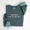 Daisy Nurse RN Comfort Colors Sweatshirt, Registered Nurse Sweater, Nursing Crewneck, BSN RN Graduation Gift for New...