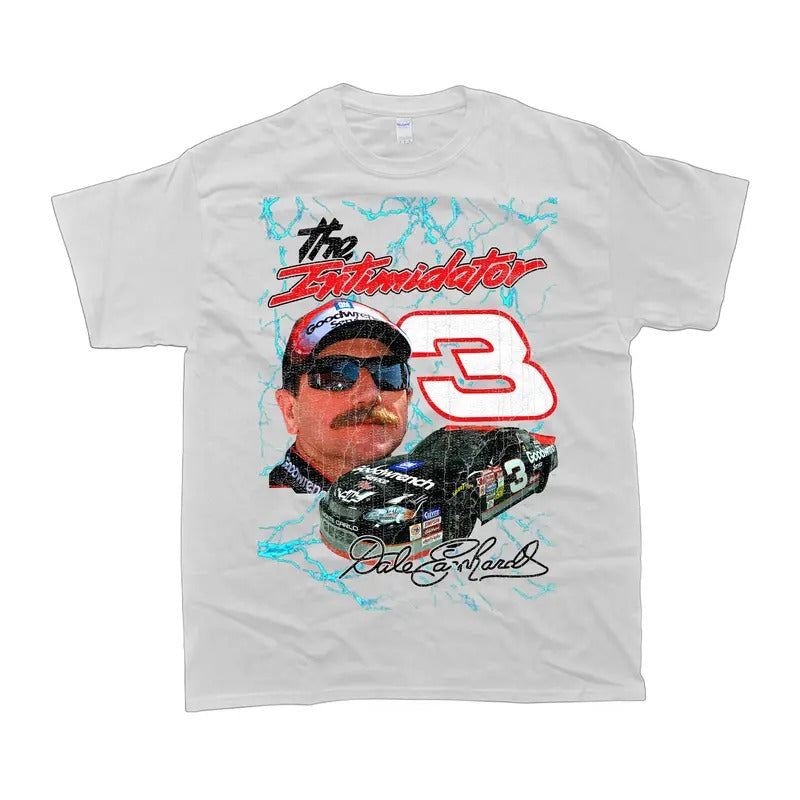 Dale Earnhardt 3 Goodwrench Nascar Heavy Vintage Style Streetwear Washed, Shirt For Women And Men, Men's Tshirt, Men's...
