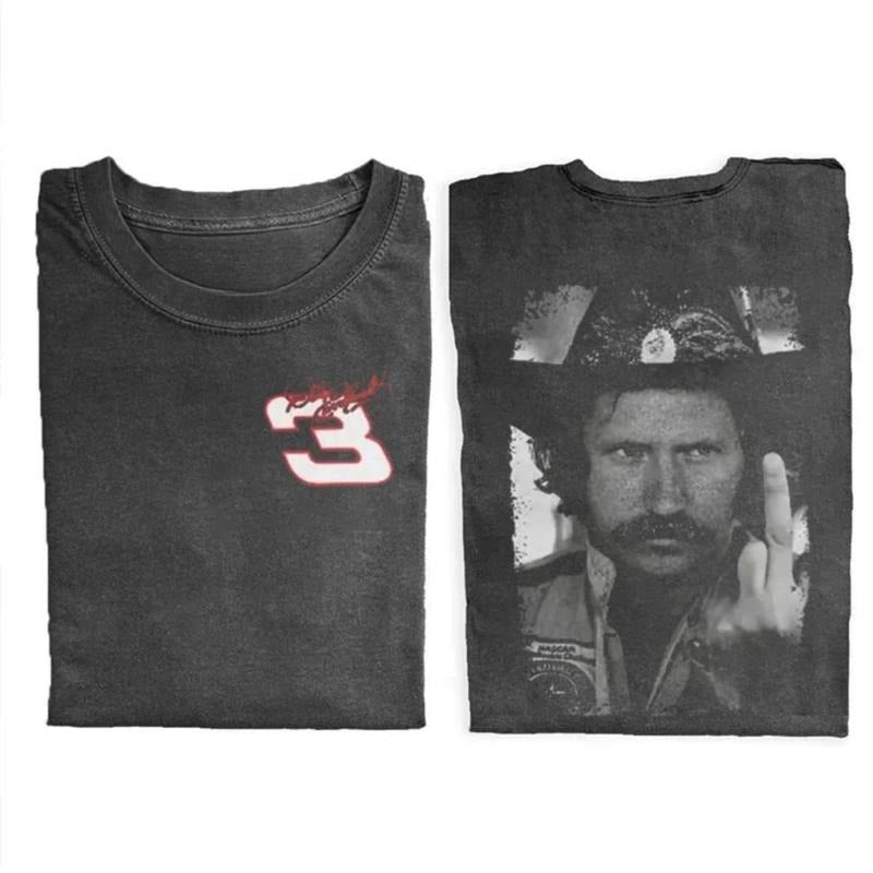 Dale Earnhardt Middle Finger Vintage Style Unisex T-shirt, Racing Middle Finger shirt, Racing Fan SweatShirt, Nascar...