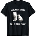 Damn Might Have To Call In Thicc Today Bear Mirror Meme T-Shirt made in usa Hoodie, Sweatshirt | GrindPrints.com
