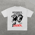 Damn T-Shirt, Kendrick Lamar Graphic Tee, Music Rap Tee, Hip Hop, R&B, Y2k, Unisex T-Shirt, Gift For Men Women Menswear...