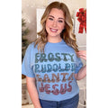 Dance Like Frosty Love Like Jesus Graphic T-Shirt Hoodie, Sweatshirt | GrindPrints.com