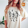 Dancing Skeleton Shirt Halloween Shirt Skull Halloween Shirt Halloween Shirt Fall Skeleton Top Womenswear T-Shirts, Hoodie, Sweatshirt