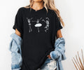 Dancing Skeletons design on custom colors tee shirt Casual Hoodie, Sweatshirt | GrindPrints.com