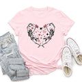 Dancing Skeletons, Heart, Super Soft Tshirt, Valentine's Day Hoodie, Sweatshirt | GrindPrints.com